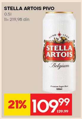 Stella Artois pivo