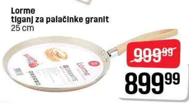 Lorme tiganj za palačinke granit