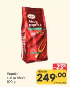 Paprika slatka Aleva 100 g