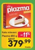 Keks mleveni Plazma 480 g