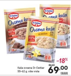 Kaša ovsena Dr. Oetker