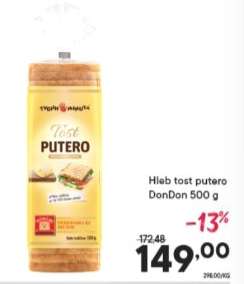 Hleb tost putero DonDon 500 g