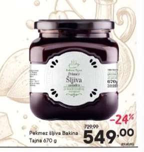 Pekmez šljiva Bakina Tajna 670 g