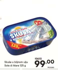 Skuša u biljnom ulju