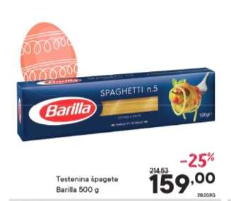 Testenina špagete Barilla 500 g
