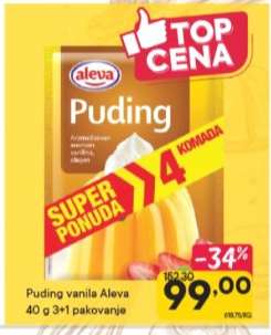 Puding vanila Aleva