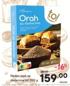 Nadev orah sa dodacima to!