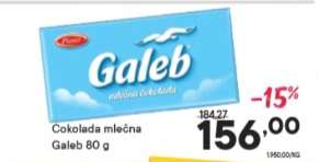 Cokolada mlečna Galeb 80 g
