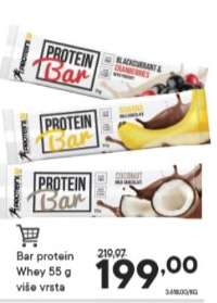 Bar protein Whey 55 g více vrsta
