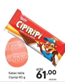 Kakao tabla cipiripi 80 g
