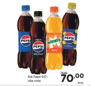 Sok Pepsi 0.5 l
