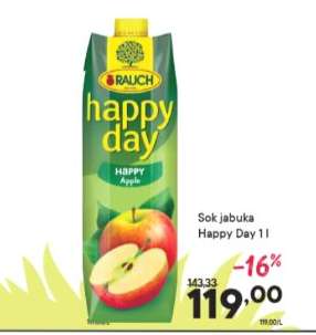 Sok jabuka Happy Day, 1l