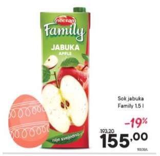 Sok jabuka Family 1.5 l
