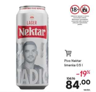 Pivo Nektar limenka 0.5 l