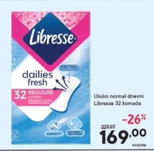 Ulošci normal dnevni Libresse 32 komada