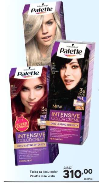 Farba za kosu color Palette više vrsta