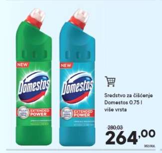 Sredstvo za čišćenje Domestos 0.75 l