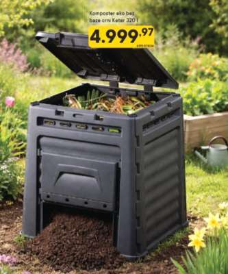 Komposter eko bez baze crni Keter 320 l