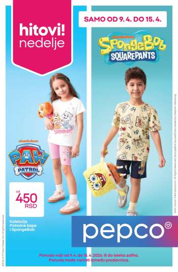 thumbnail - Katalog Pepco - Patrolne šape i Spongebob