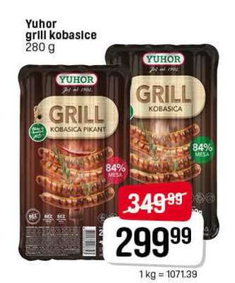 Yuhor grill kobasice