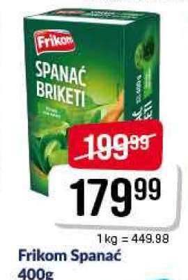 Frikom Spanać 400g