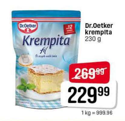 Dr. Oetker krempita