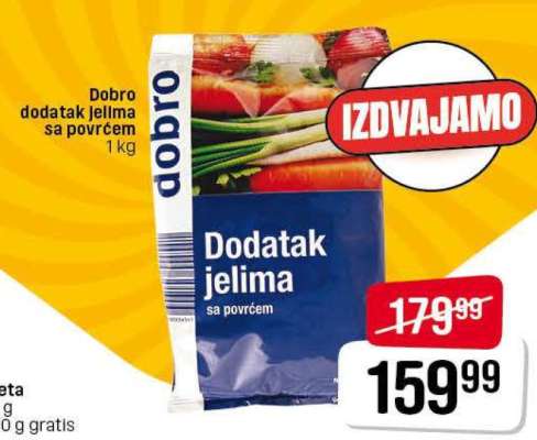 Dobro dodatak Jelima sa povrćem