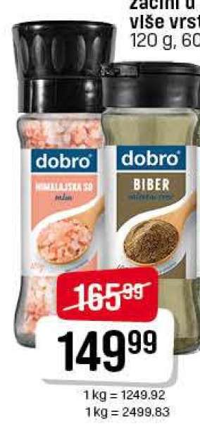 Dobro Himalajska So & Biber