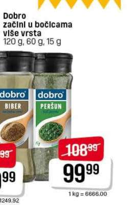 Dobro začini u bočicama