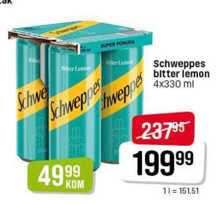 SCHWEPPES Bitter Lemon