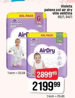 Violeta pelene XXL Air Dry