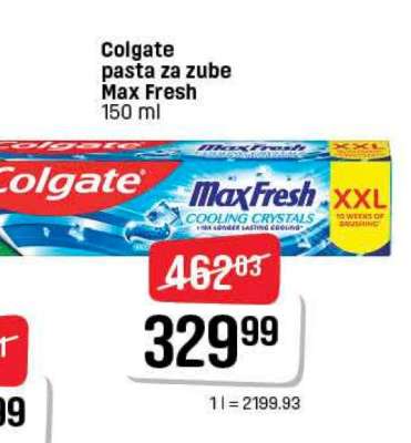 Colgate pasta za zube Max Fresh 150 ml