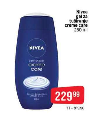 Nivea gel za tuširanje creme care