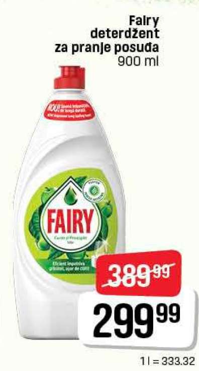 Fairy Deterdžent za pranje posuđa