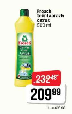 Frosch tečnl abrazlv citrus