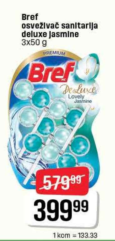 Bref osveživač sanitarija deluxe Jasmine