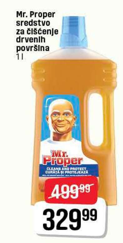 Mr. Proper sredstvo za čišćenje drvenih površina