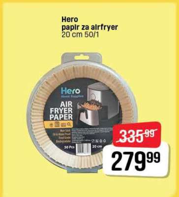 HERO papír za airfryer