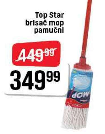 Top star brisač mop pamučni