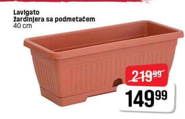 Lavigato žardinjera sa podmetačem