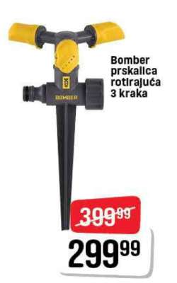 Bomber prskalica rotirajuća 3 kraka