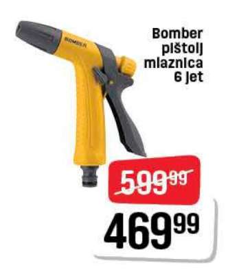 Bomber pištolj mlaznica 6 Jet