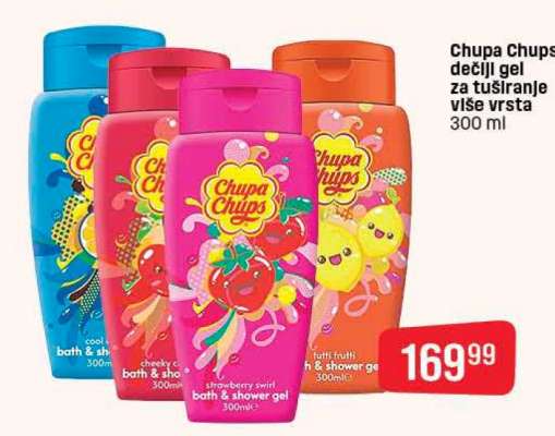 Chupa Chups dečiji gel za tuširanje