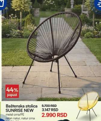 Baštenska stolica SUNRISE NEW