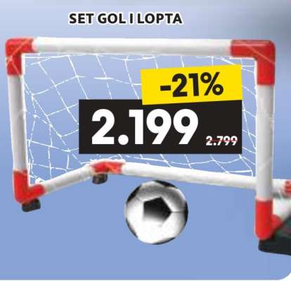 SET GOL I LOPTA