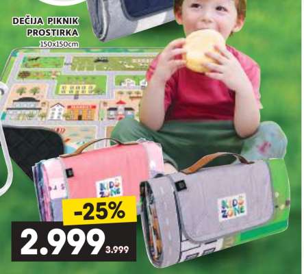 DEČIJA PIKNIK PROSTIRKA