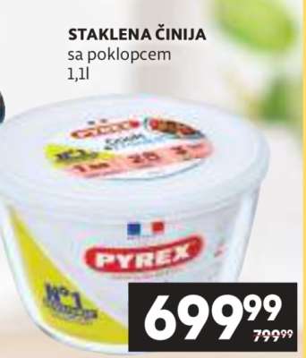 Staklena činija