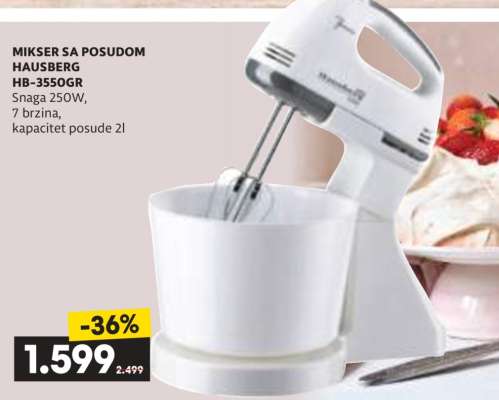 MIKSER SA POSUDOM HAUSBERG HB-3550GR