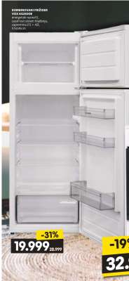 KOMBINOVANI FRIŽIDER VOX-KG2500E