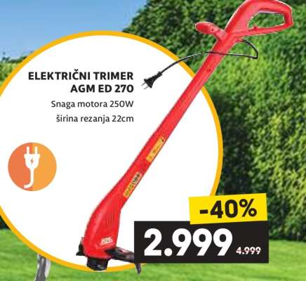 ELEKTRIČNI TRIMER AGM ED 270